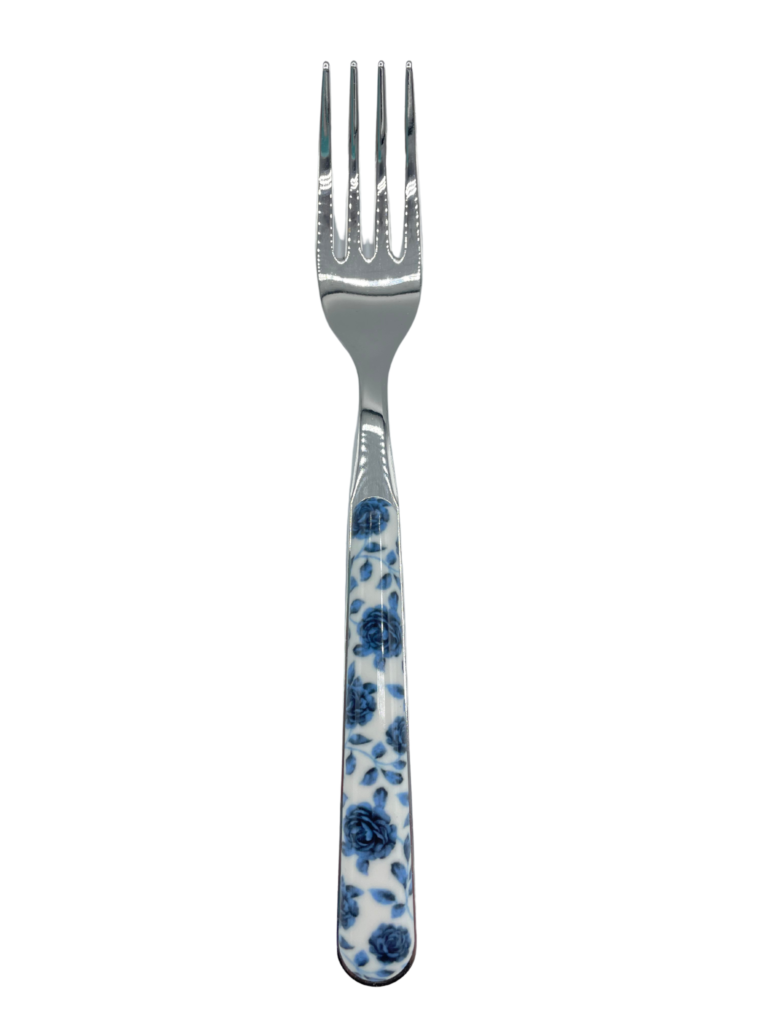 Forchetta fiori blu