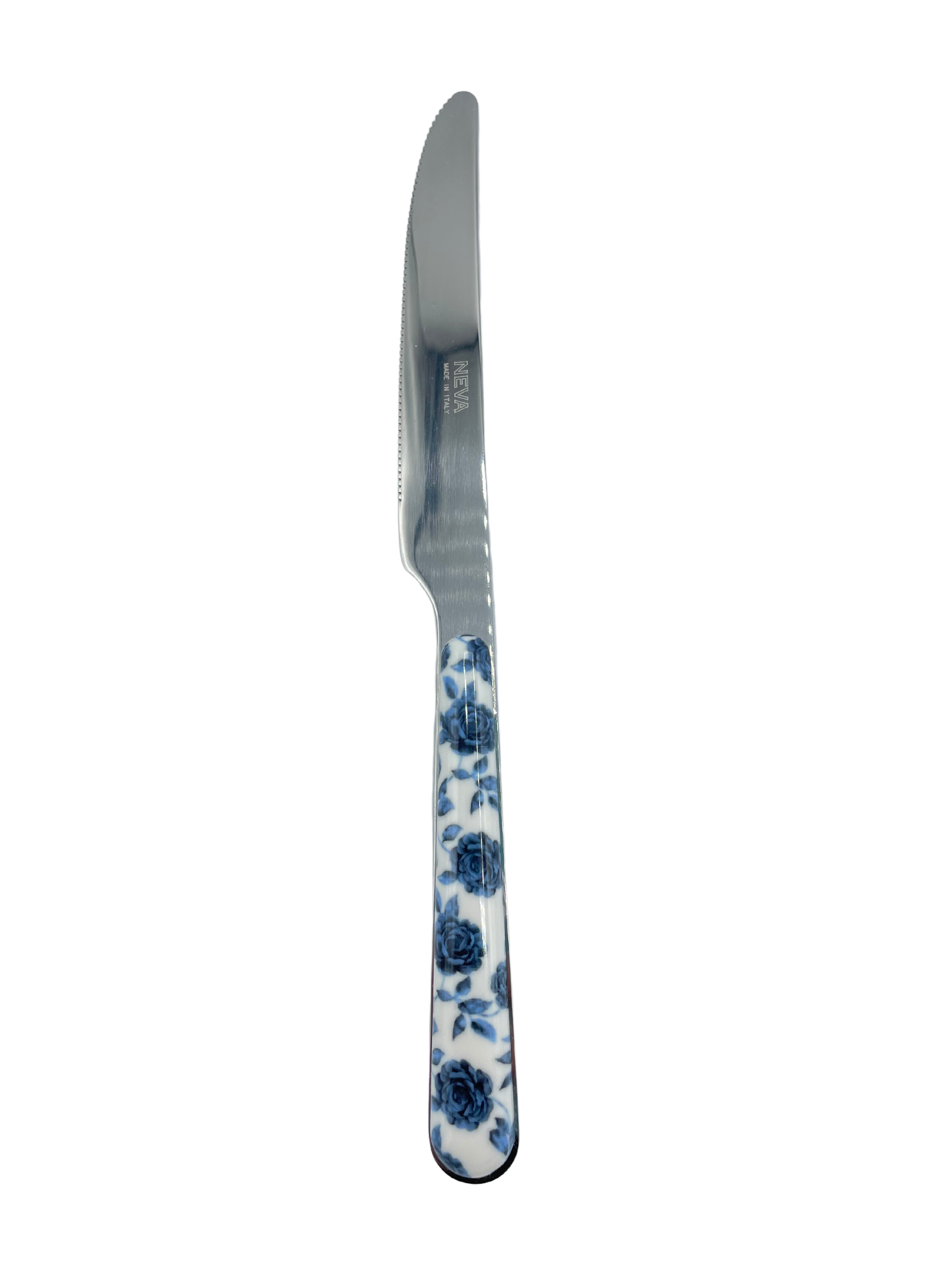 coltello fiori blu