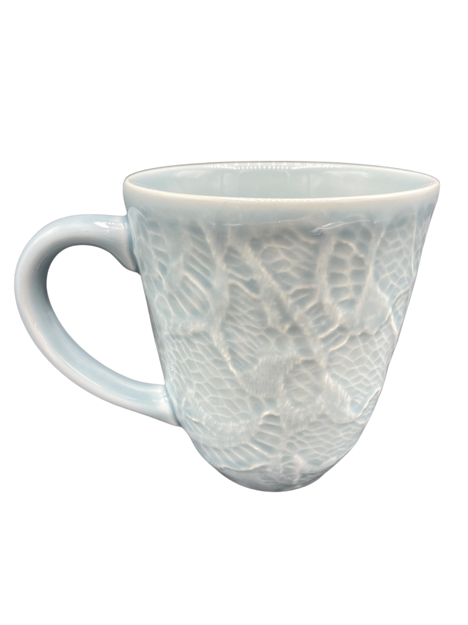 Mug lace maiolica denim