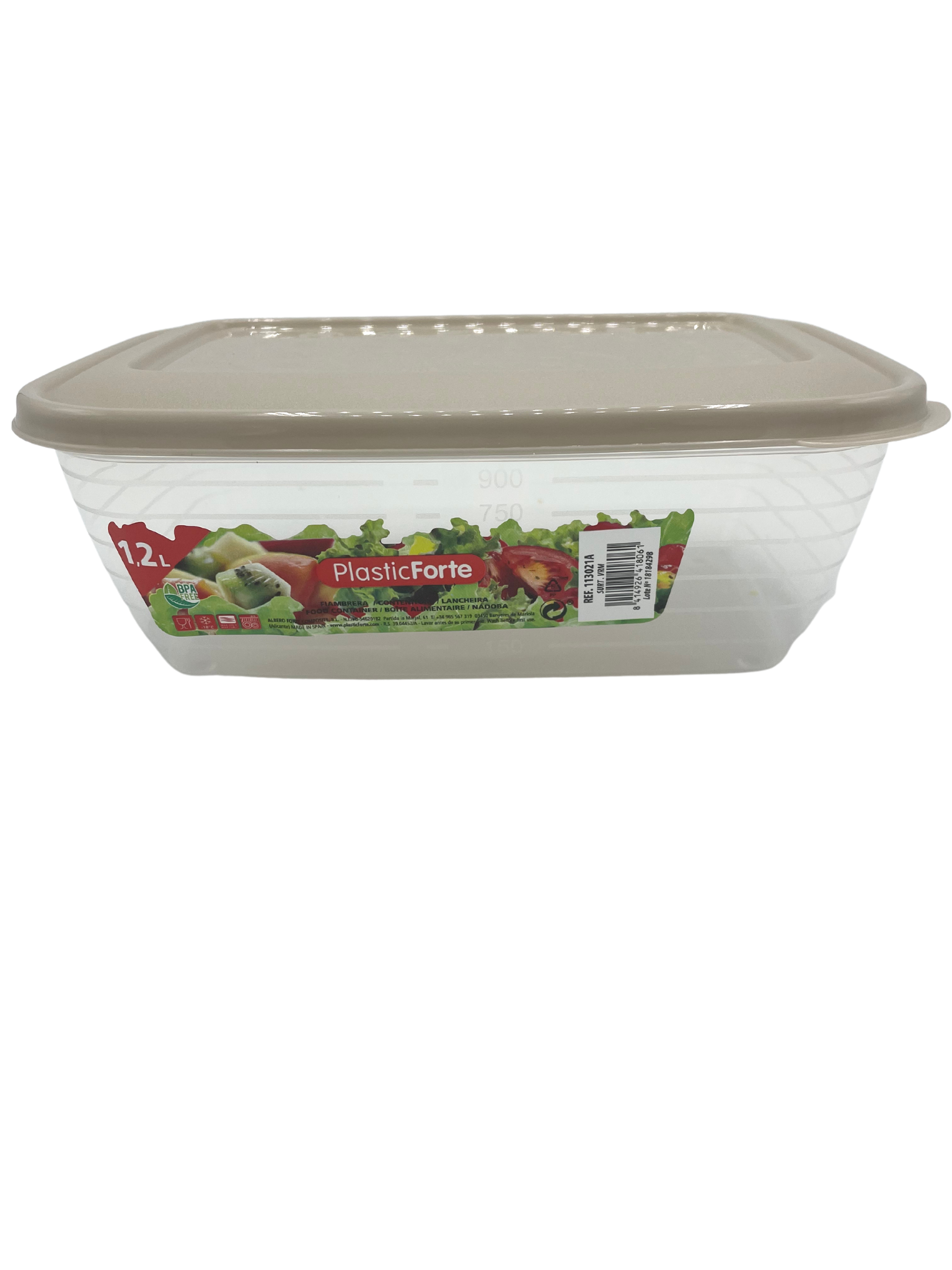 Contenitore 1,2L tortora
