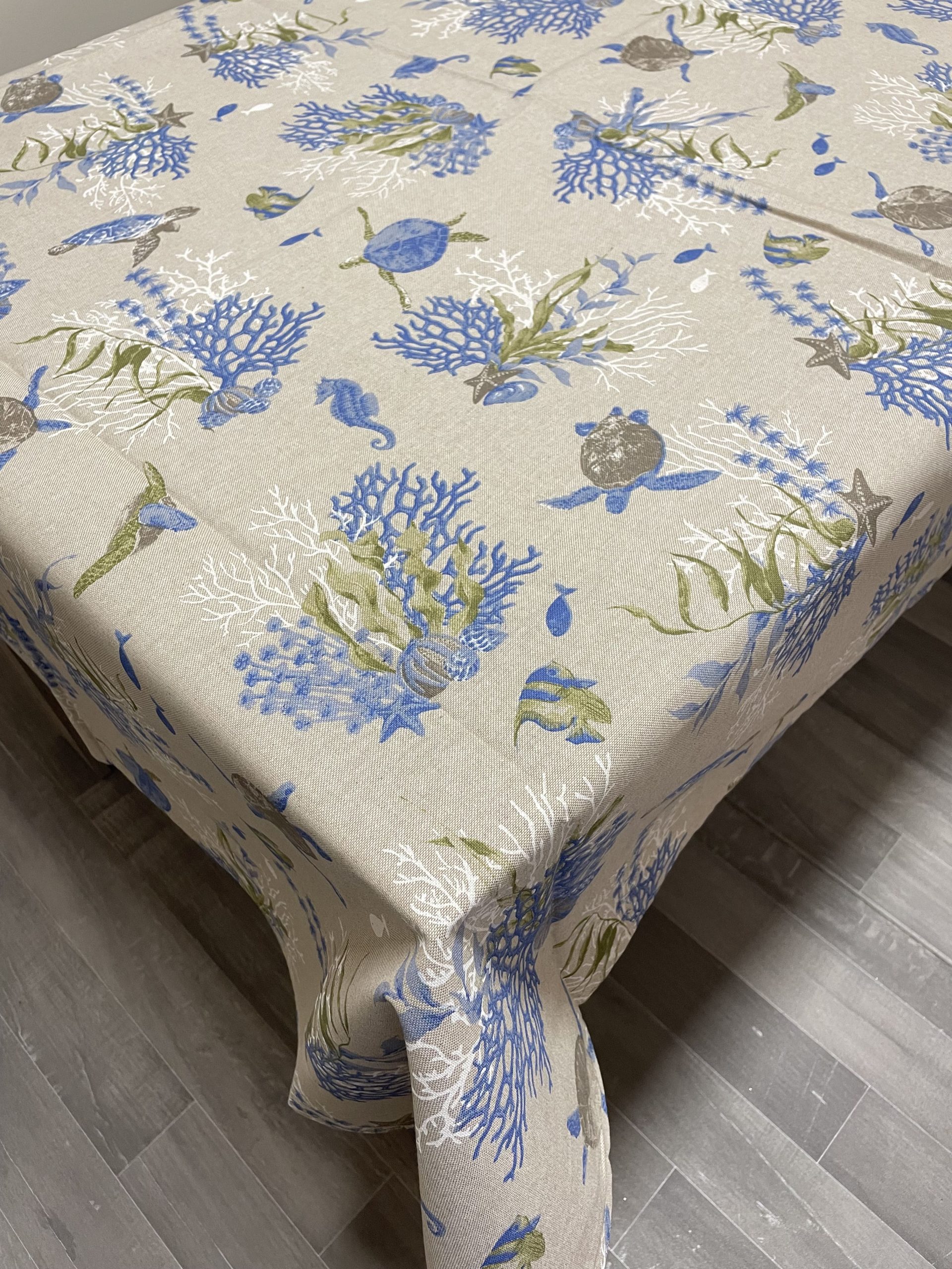 Tovaglia coralli blu