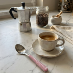 Cucchiaio caffè abate rosa