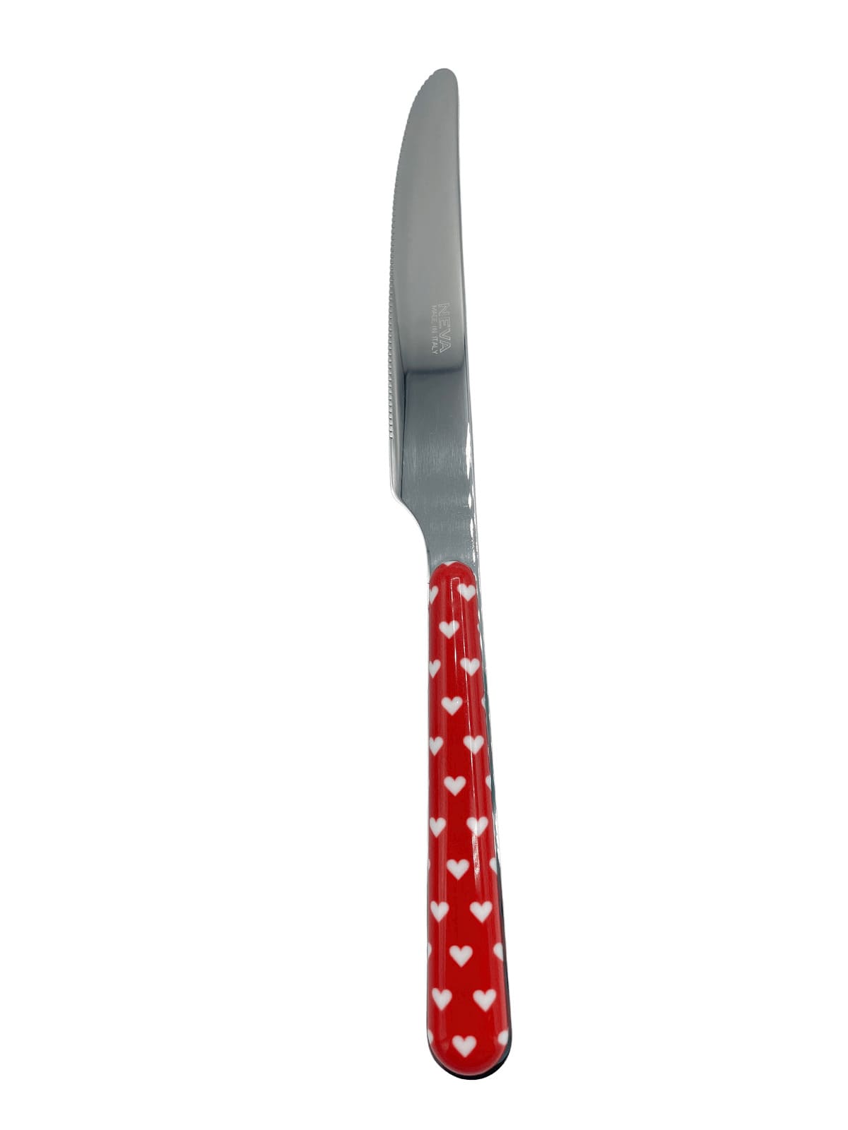 coltello cuoricini rosso corallo