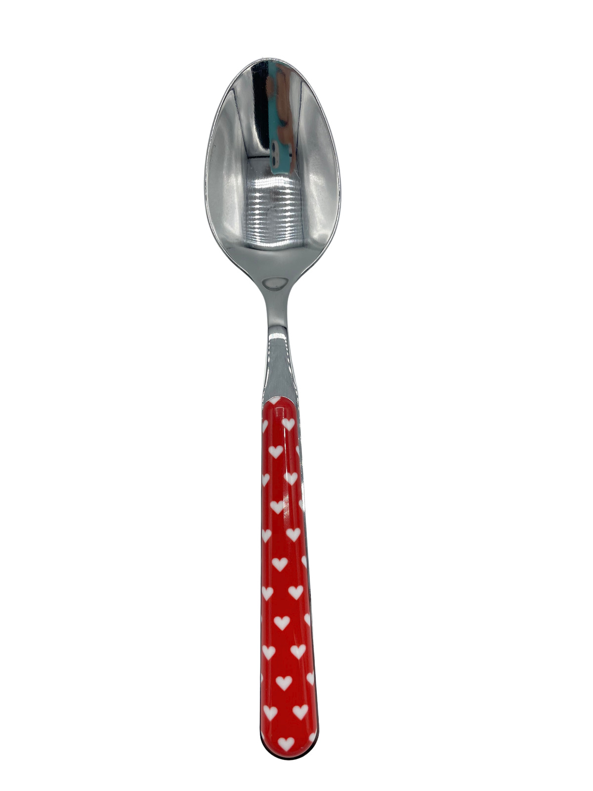 cucchiaio cuoricini rosso corallo