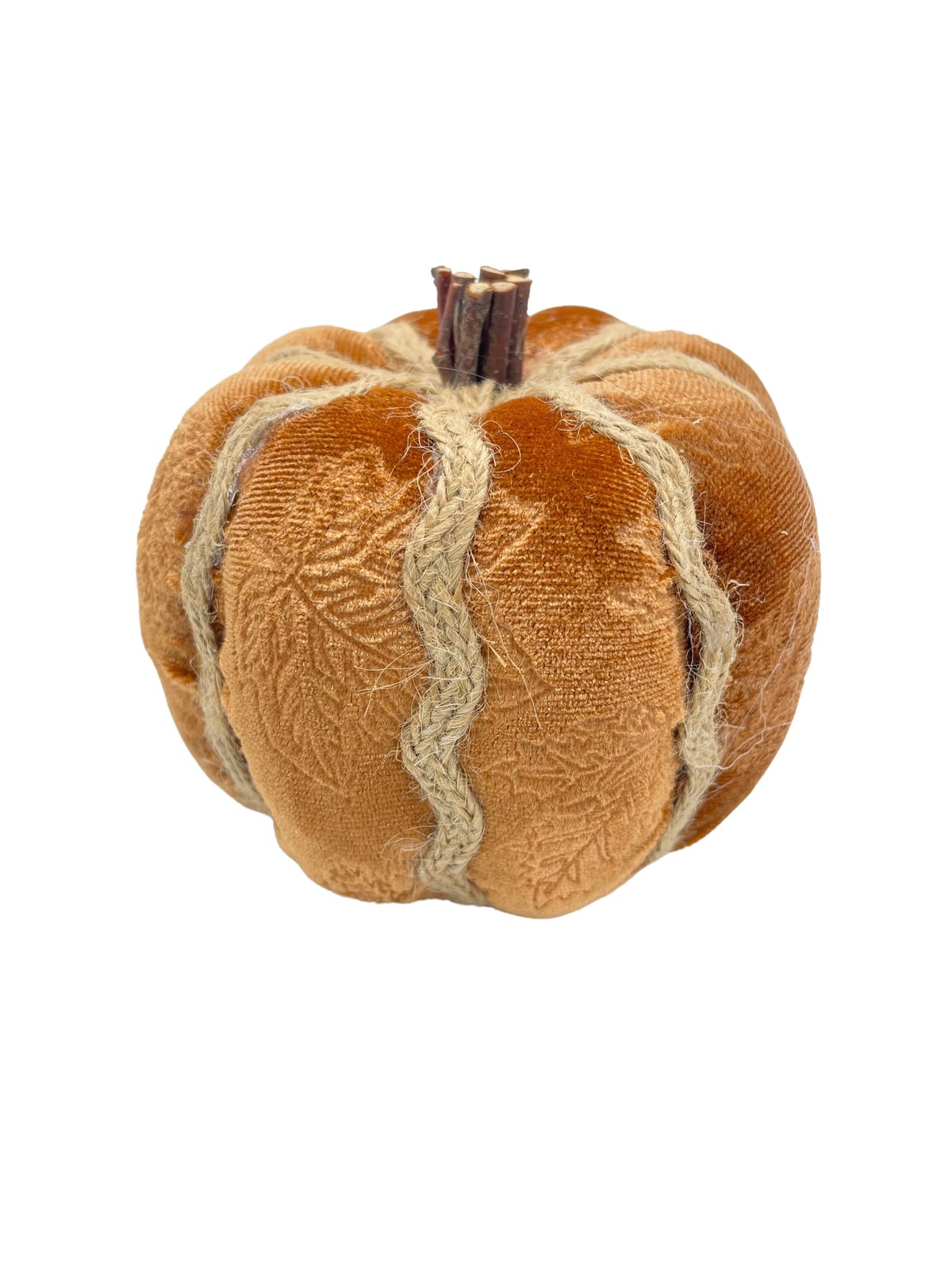 Zucca in velluto 9,5x9,5x8 cm