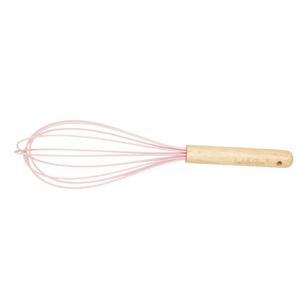 Frustino uova isabelle rose manico in legno