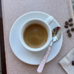 Cucchiaio caffè cuoricini rosa