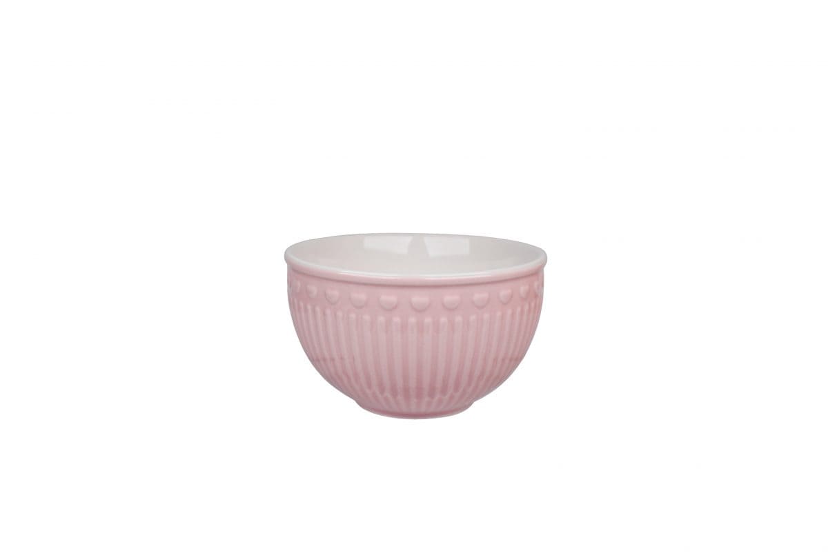CIOTOLA IN PORCELLANA LOVE COLORE ROSA PASTELLO S 11×6,5 CM ISABELLE ROSE
