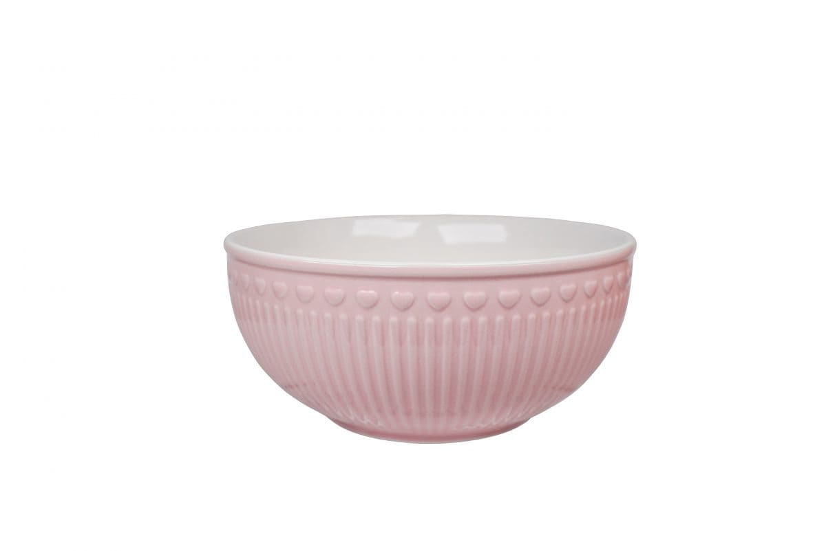 Ciotola 17x7,5 cm love rosa
