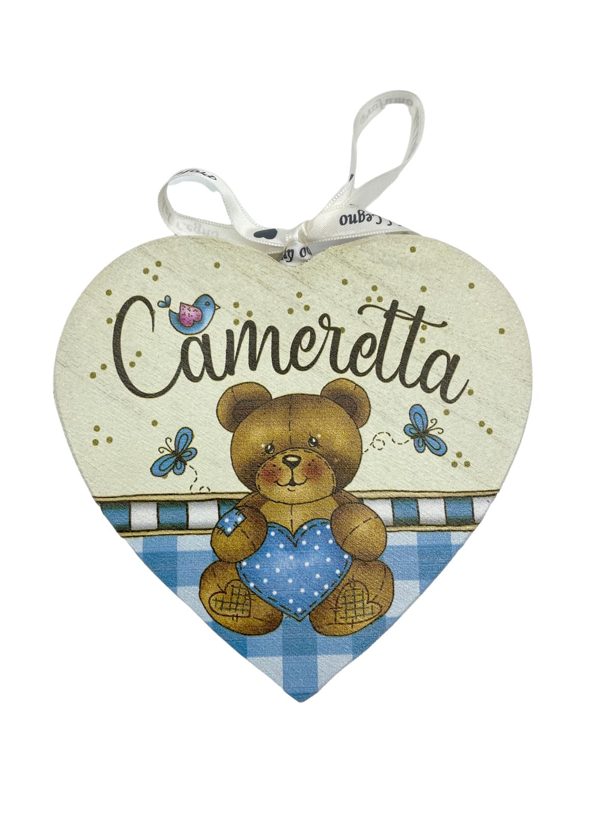 Cuore cameretta m 14x14 cm