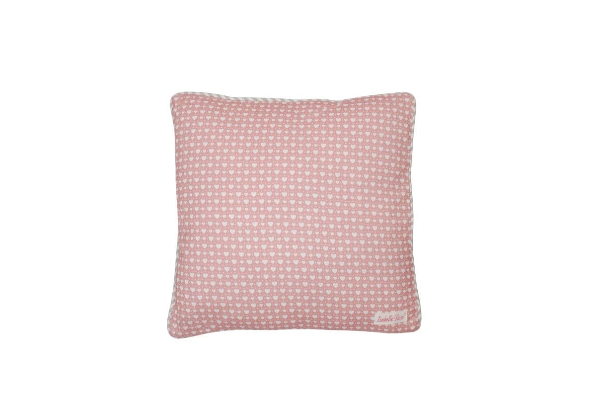 Cuscino con imbottitura love rosa