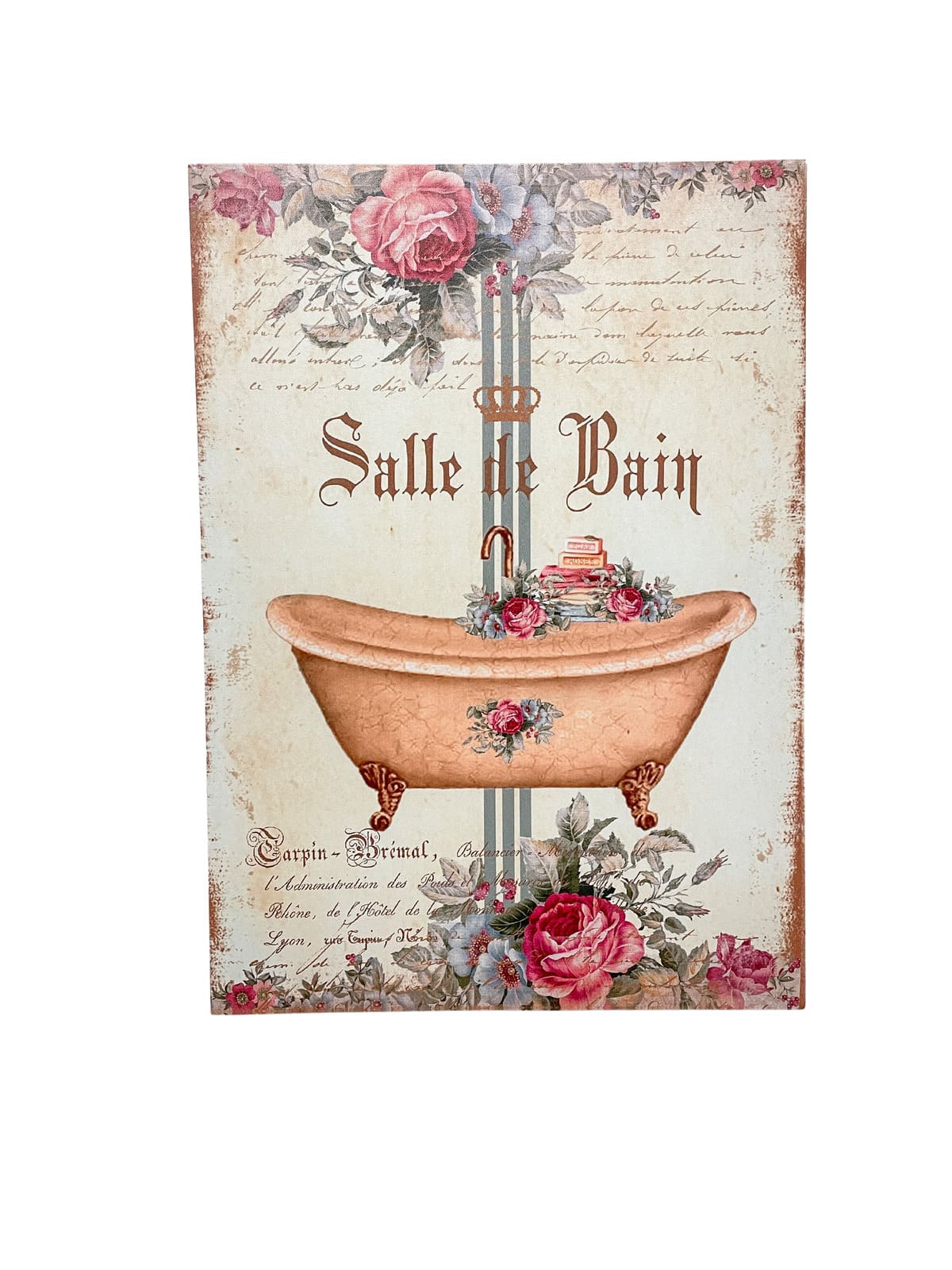 Quadro vasca da bagno scura