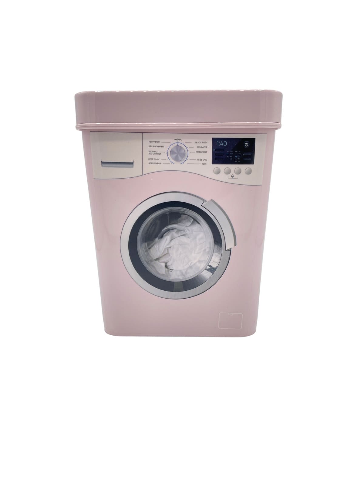 Contenitore mini lavatrice rosa antico