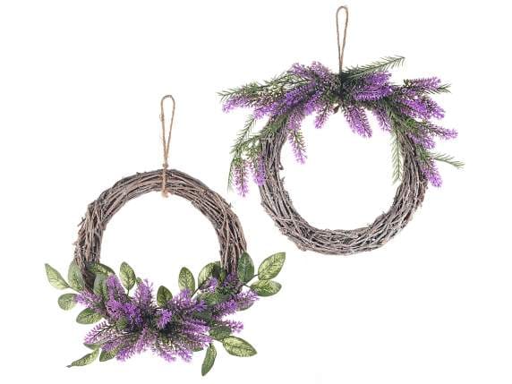 Ghirlanda con lavanda