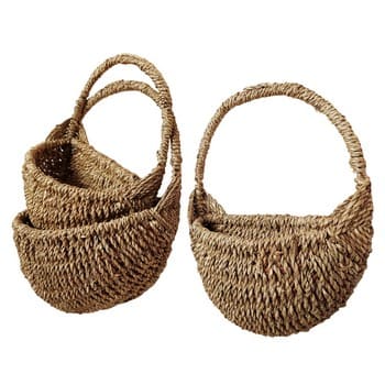 set 3 tasche in erba