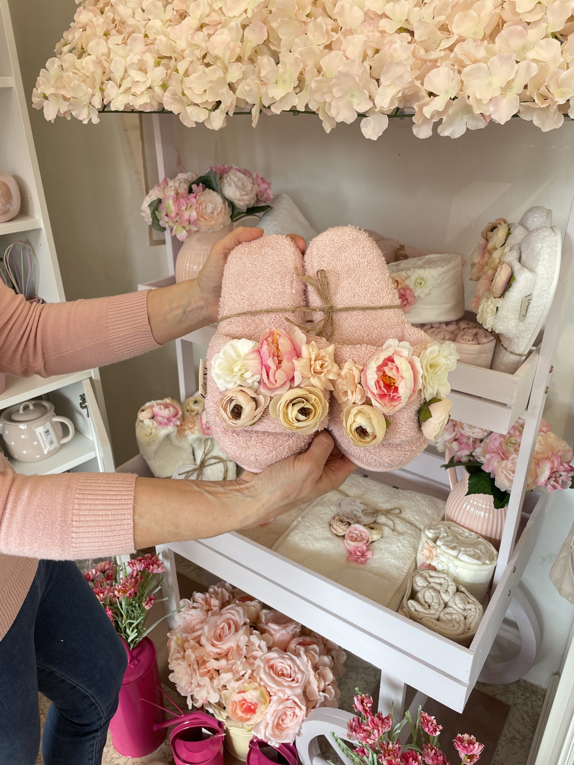 Ciabatte rosa frida