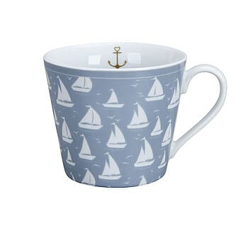 Mug barche dusty blue