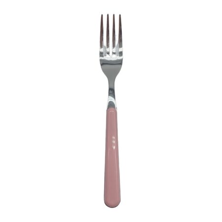 forchetta tinta unita rosa