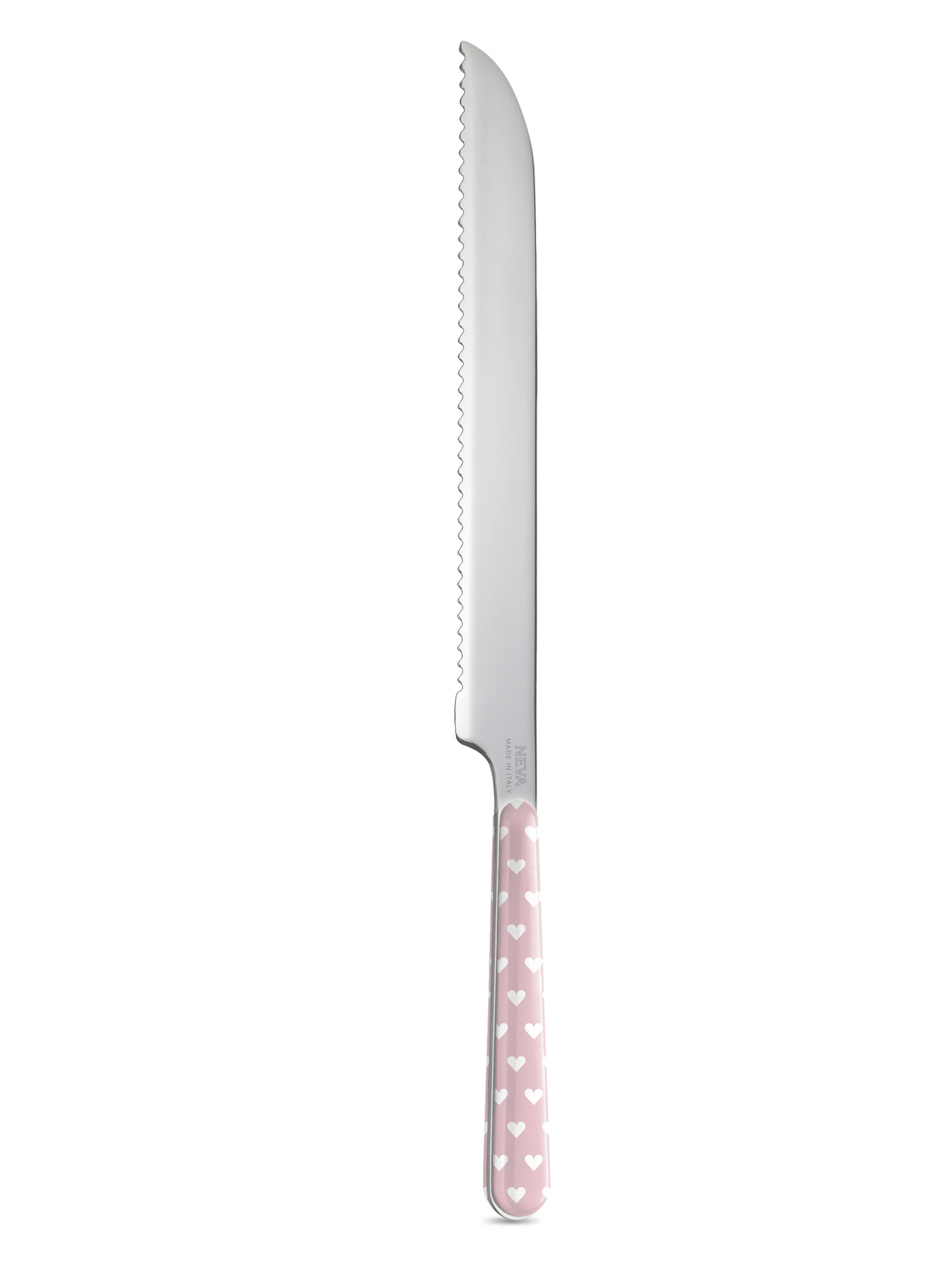 coltello baguette cuoricini rosa