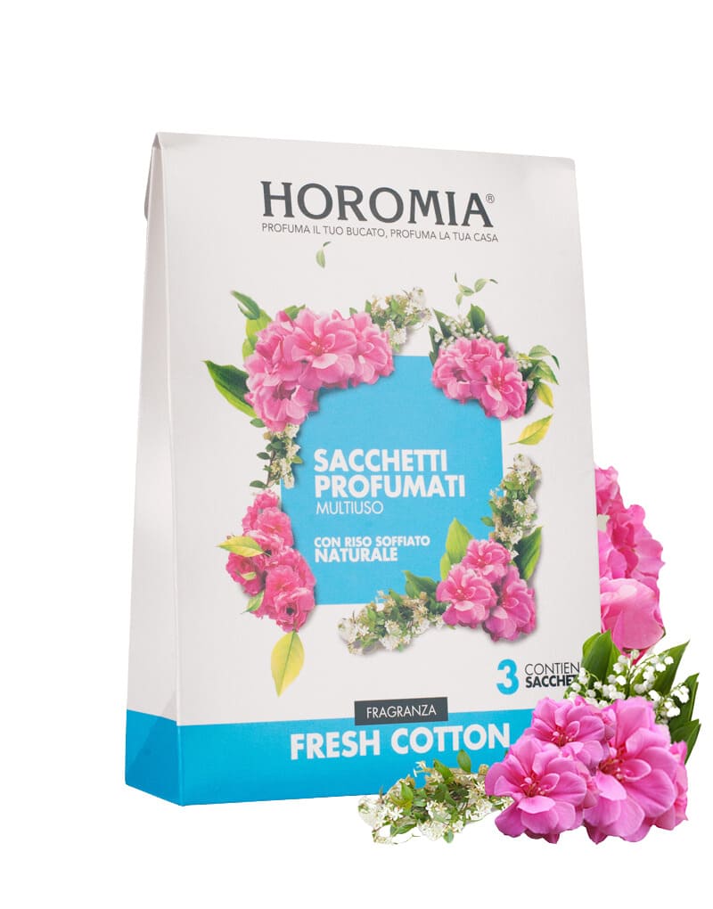 sacchetti profumati fresh cotton