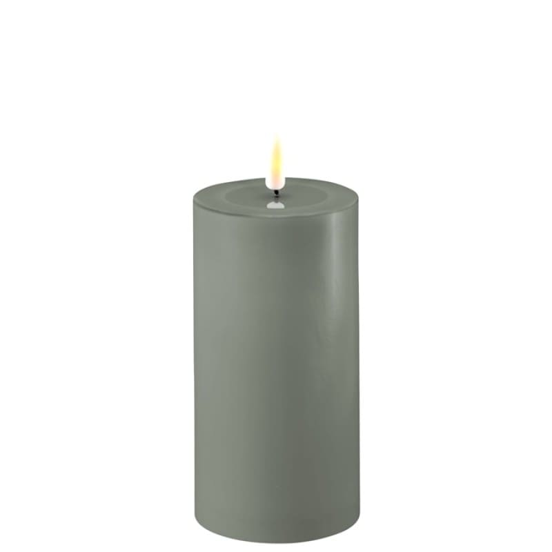 candela led verde salvia 15