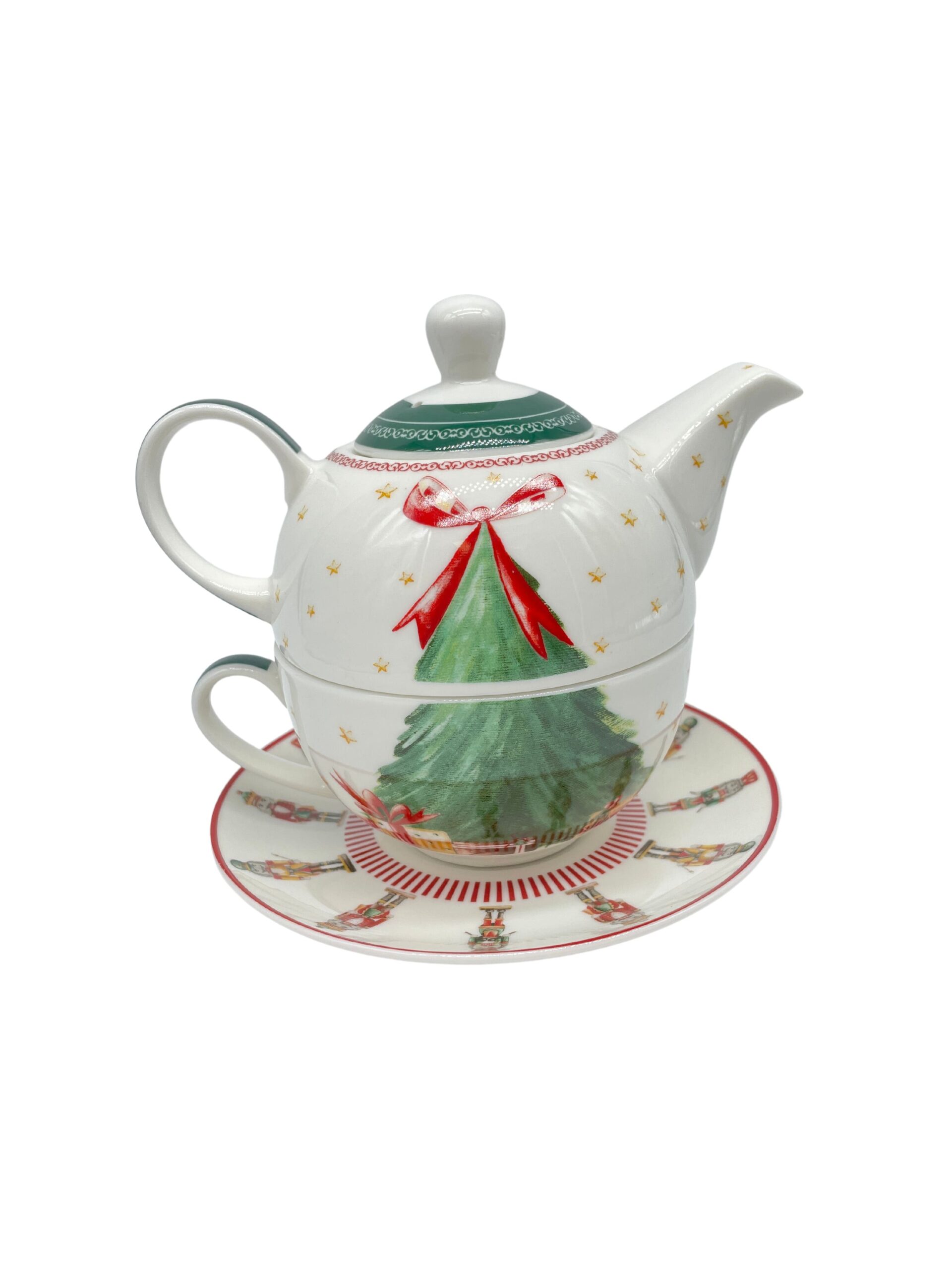 Teiera+tazza albero rosso