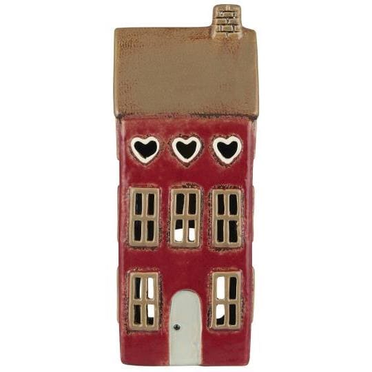 casetta rossa H26,5 cm