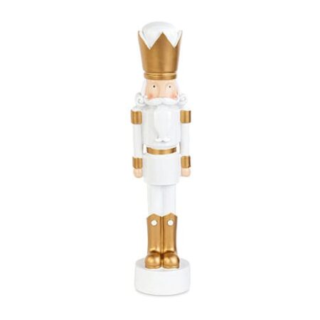 schiaccianoci bianco e oro