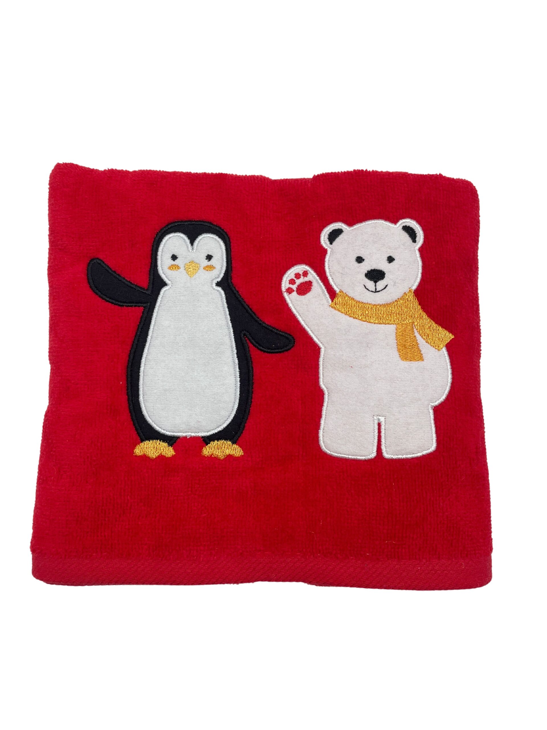 asciugamani orsetto e pinguino