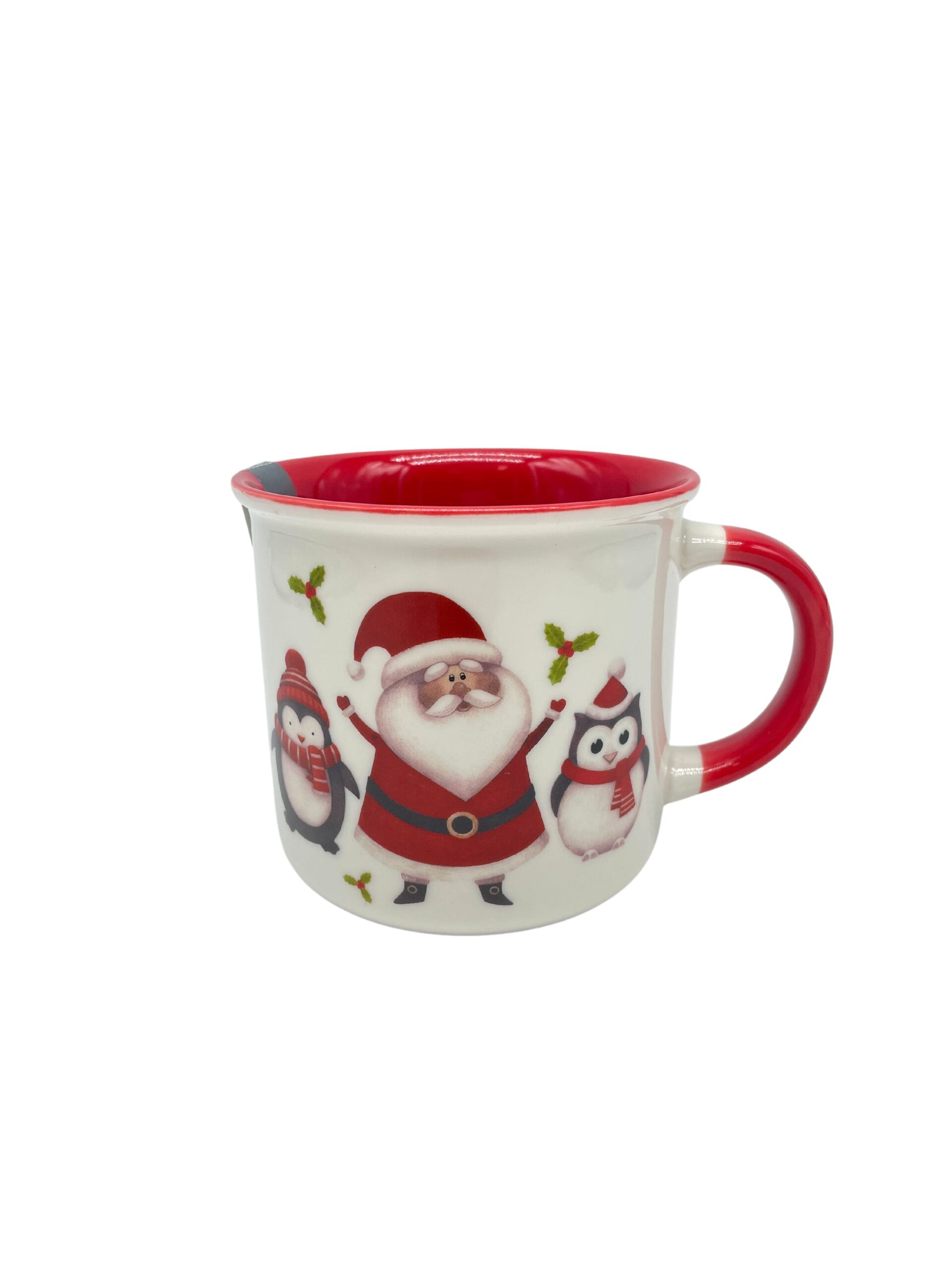 Tazza babbo natale e pinguini