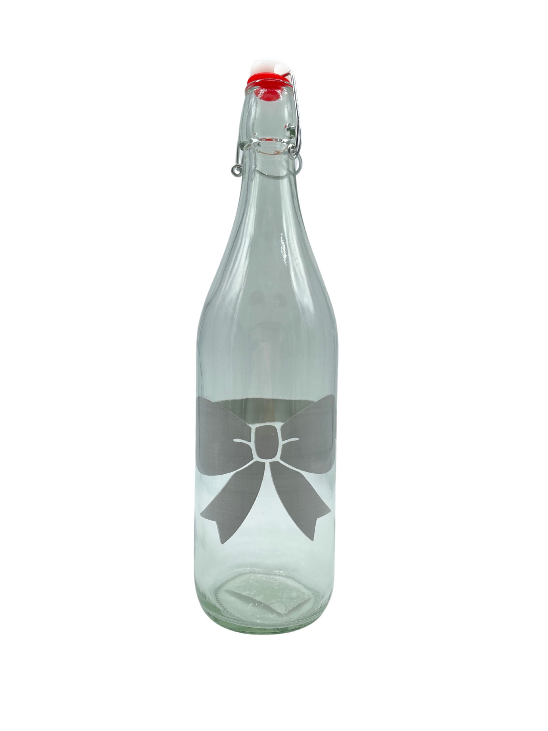 Bottiglia fiocco grigio