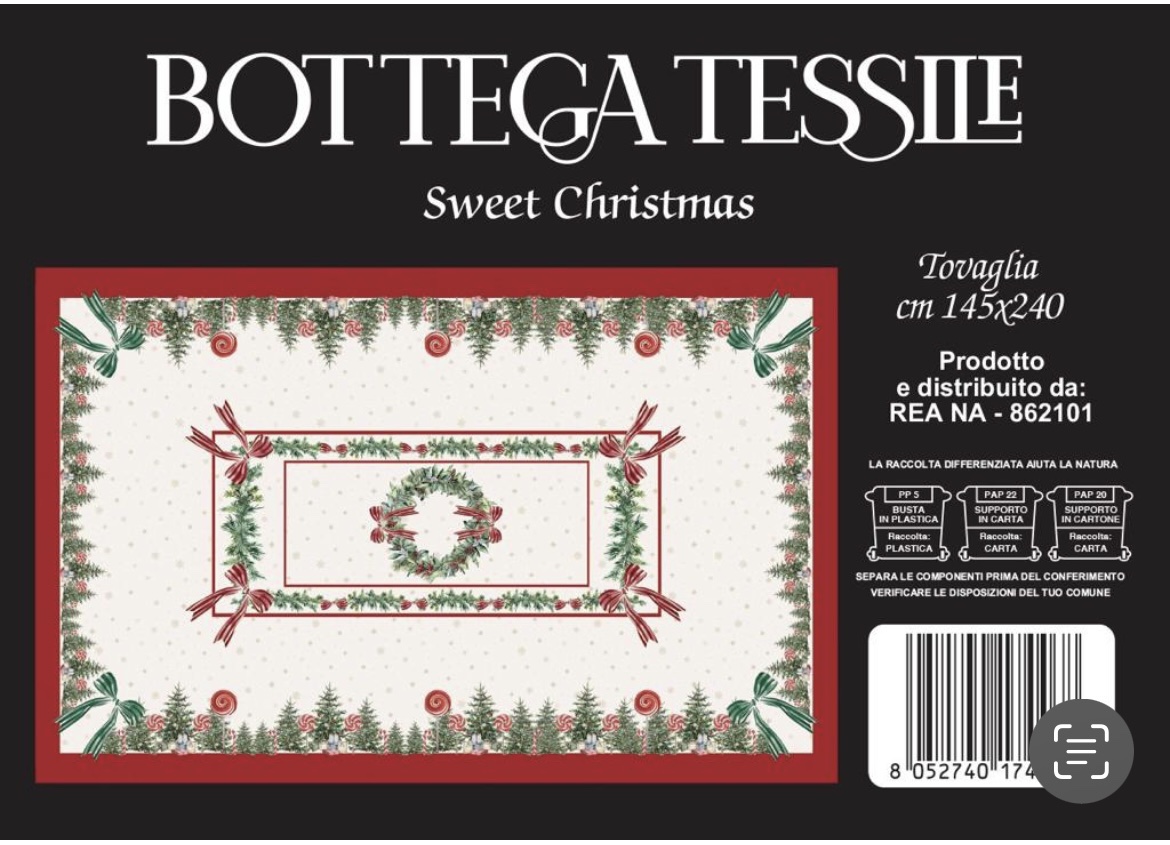 Tovaglia 145x240 sweet christmas