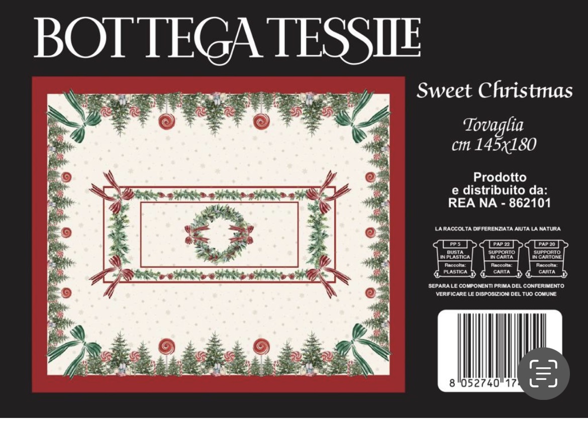Tovaglia 145x180 cm sweet christmas