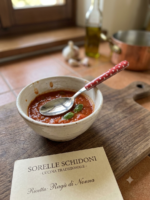 Cucchiaio cuoricini rosso corallo