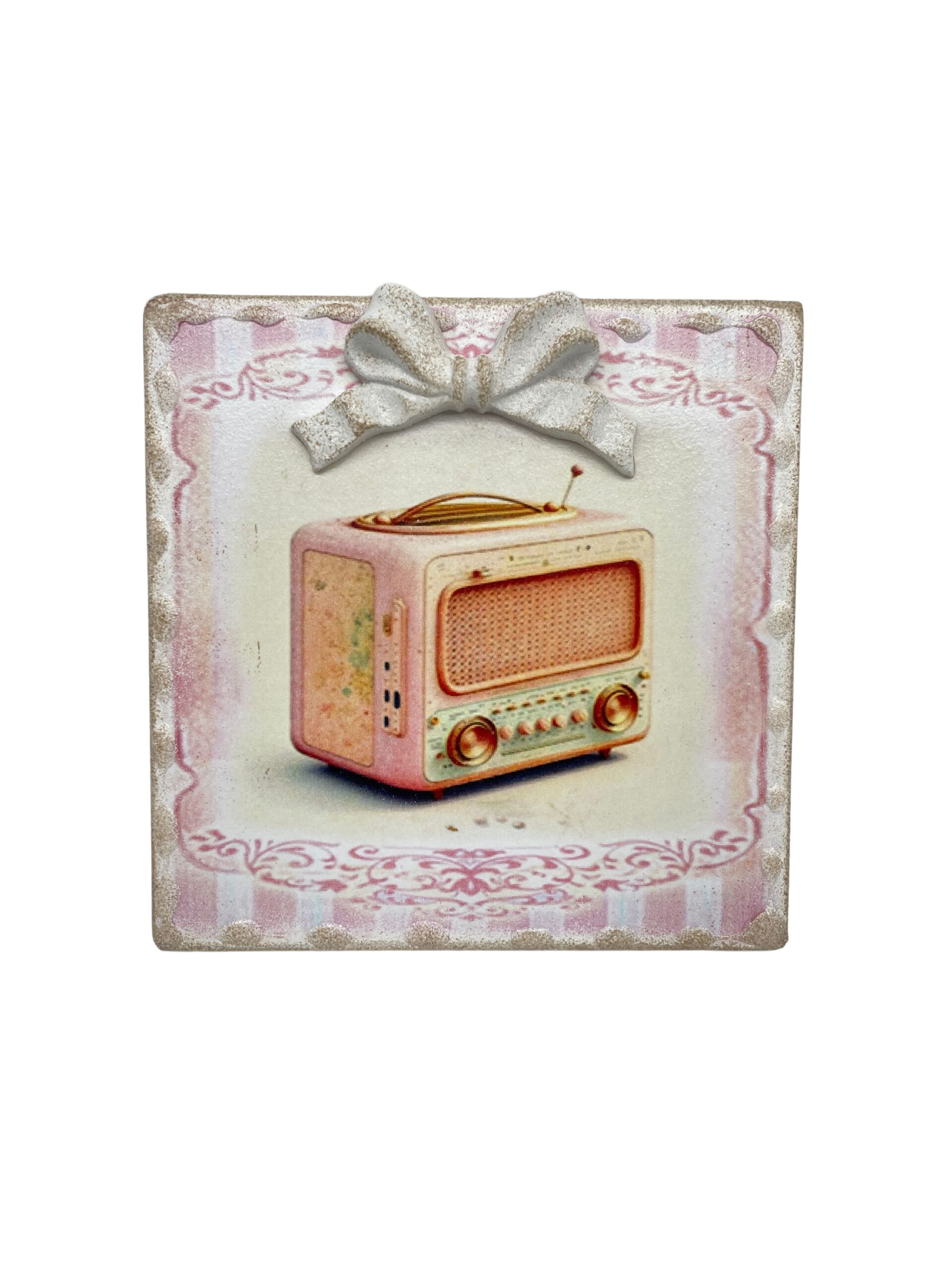 quadro radio rosa