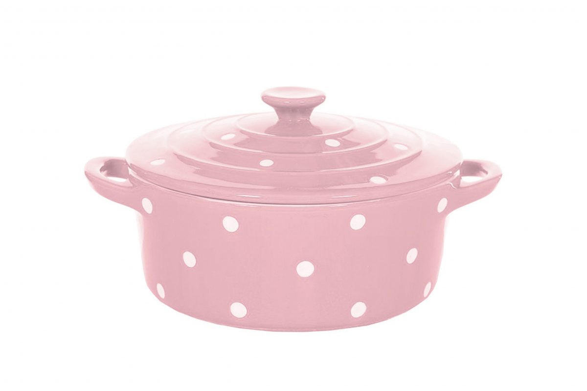 pentola rosa con pois isabelle rose