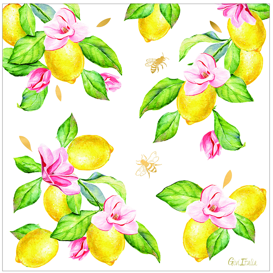 16 tovaglioli limoni