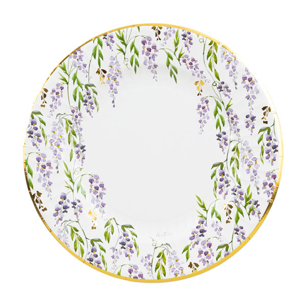 8 piatti glicine 27 cm