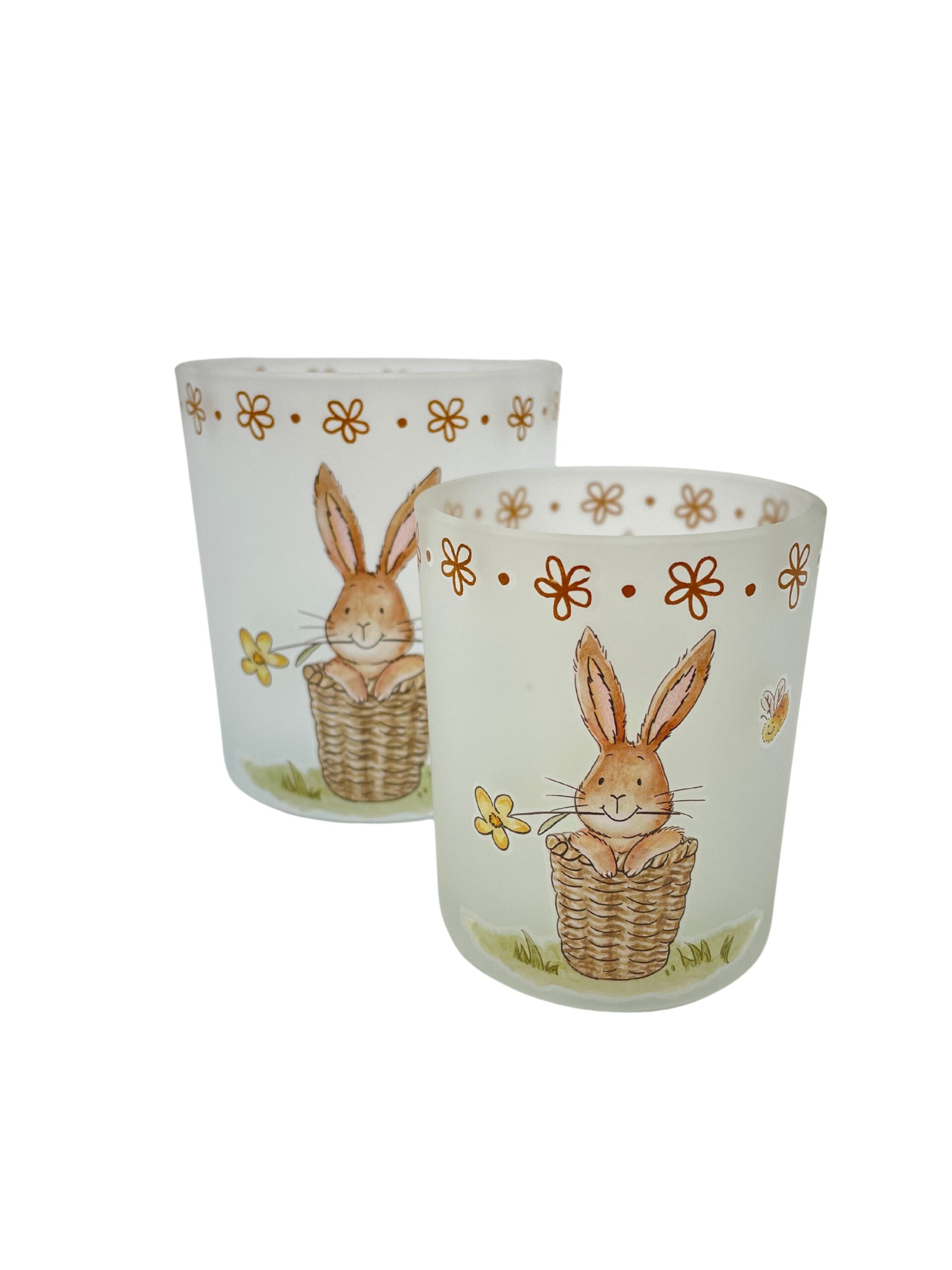 Set 2 tealight charmy coniglietto centrale