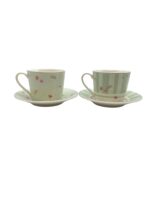 set 2 tazze caffè verde polline