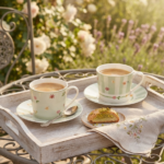 Set 2 tazze caffè polline verde