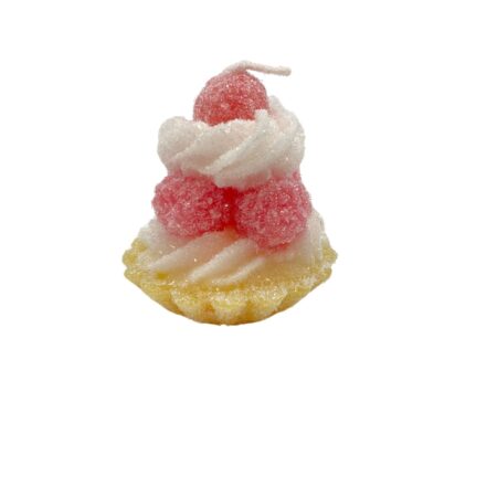Candela crostatina rosa chiaro