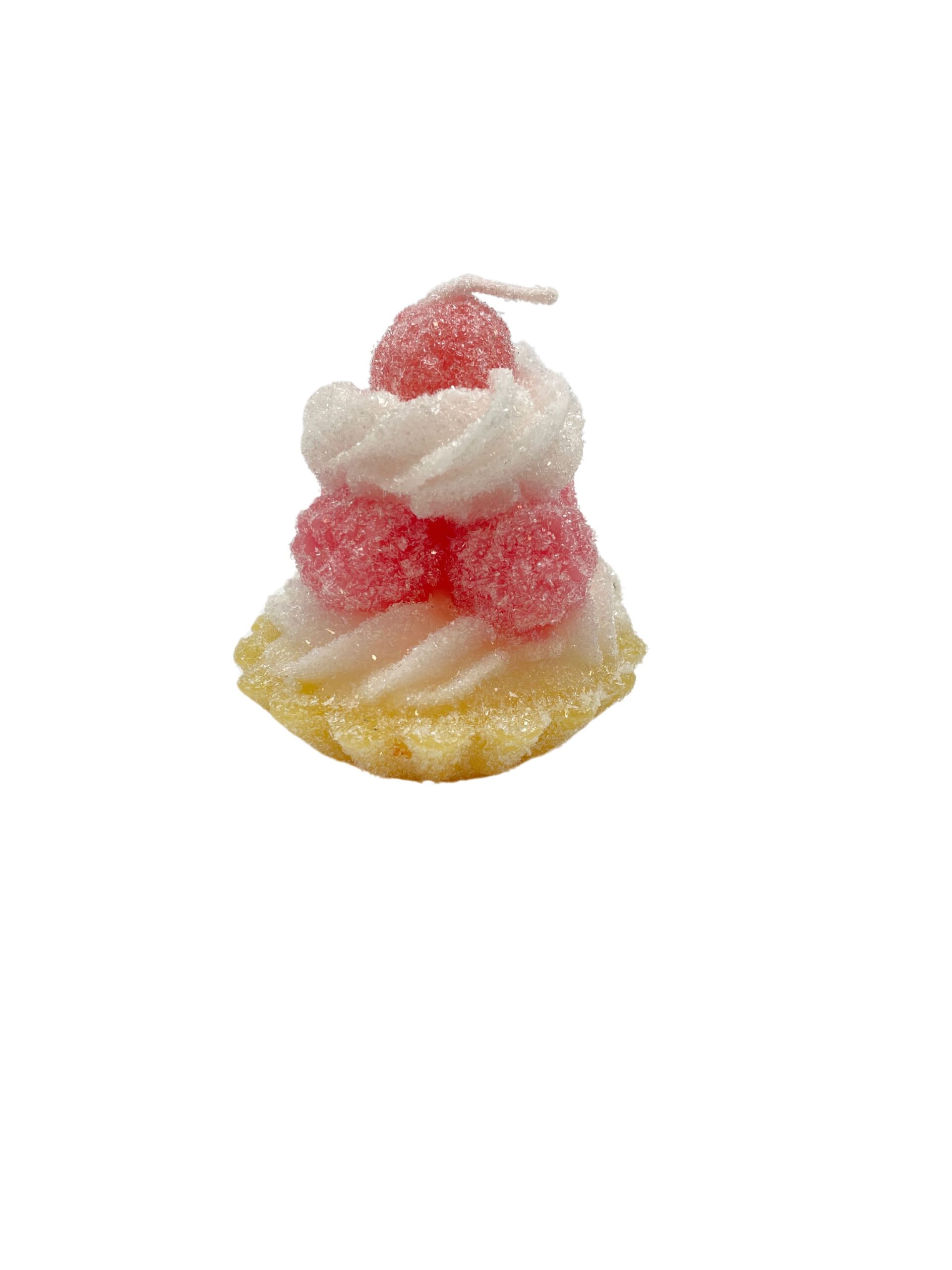 Candela crostatina rosa chiaro