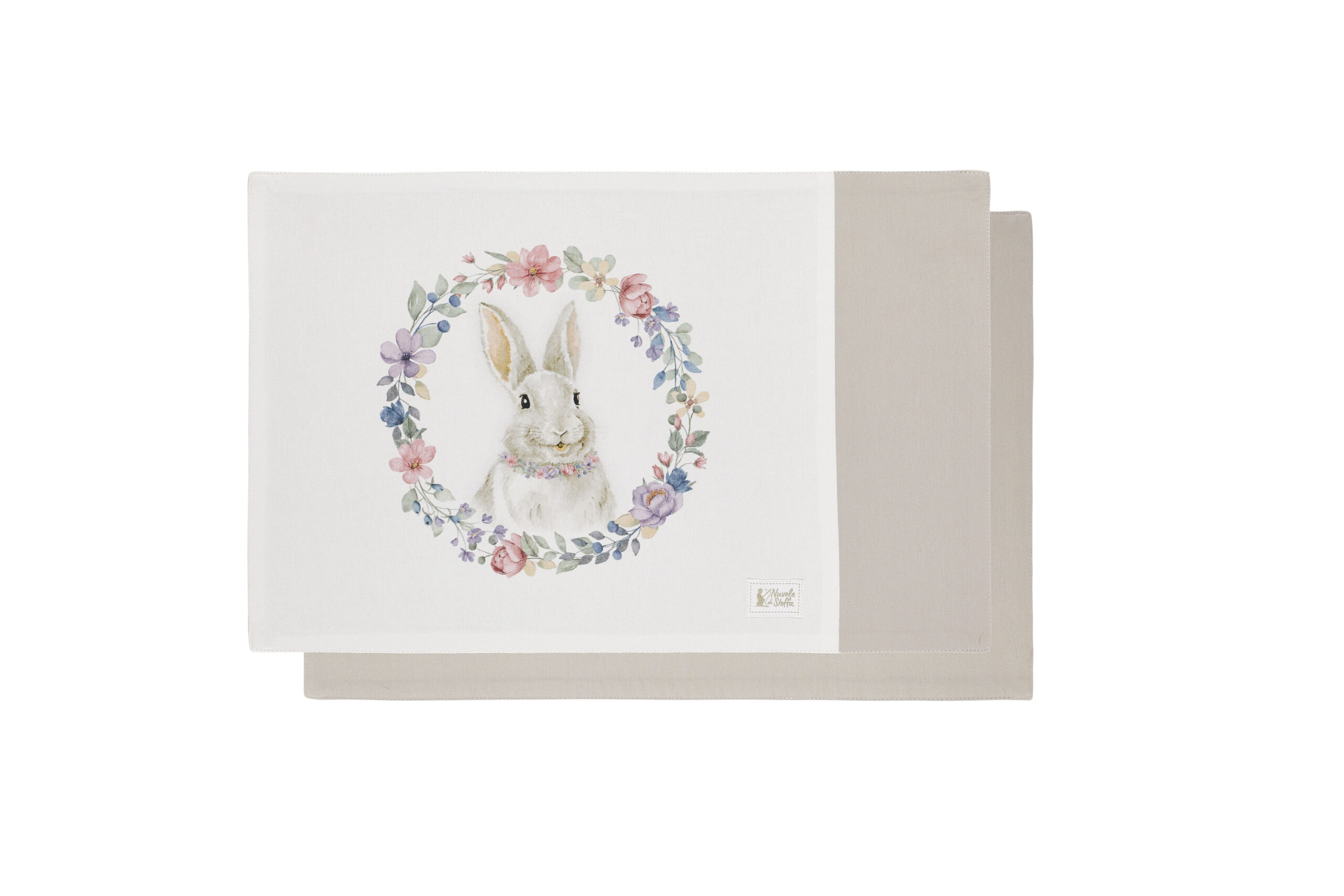 Tovaglietta americana bunny con ghirlanda