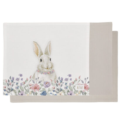 Tovaglietta americana bunny fiori