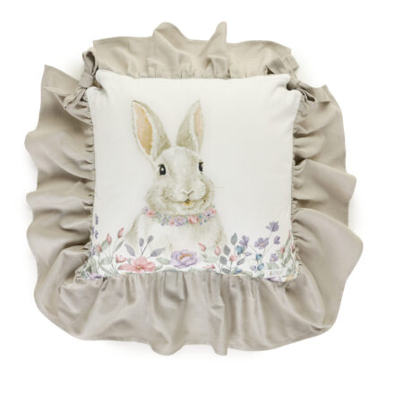 cuscino sedia con fiori bunny