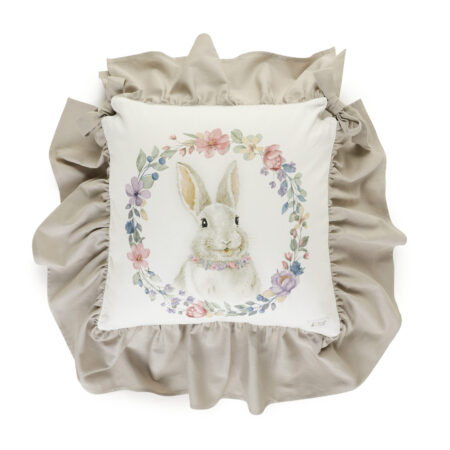 Cuscino sedia bunny con ghirlanda