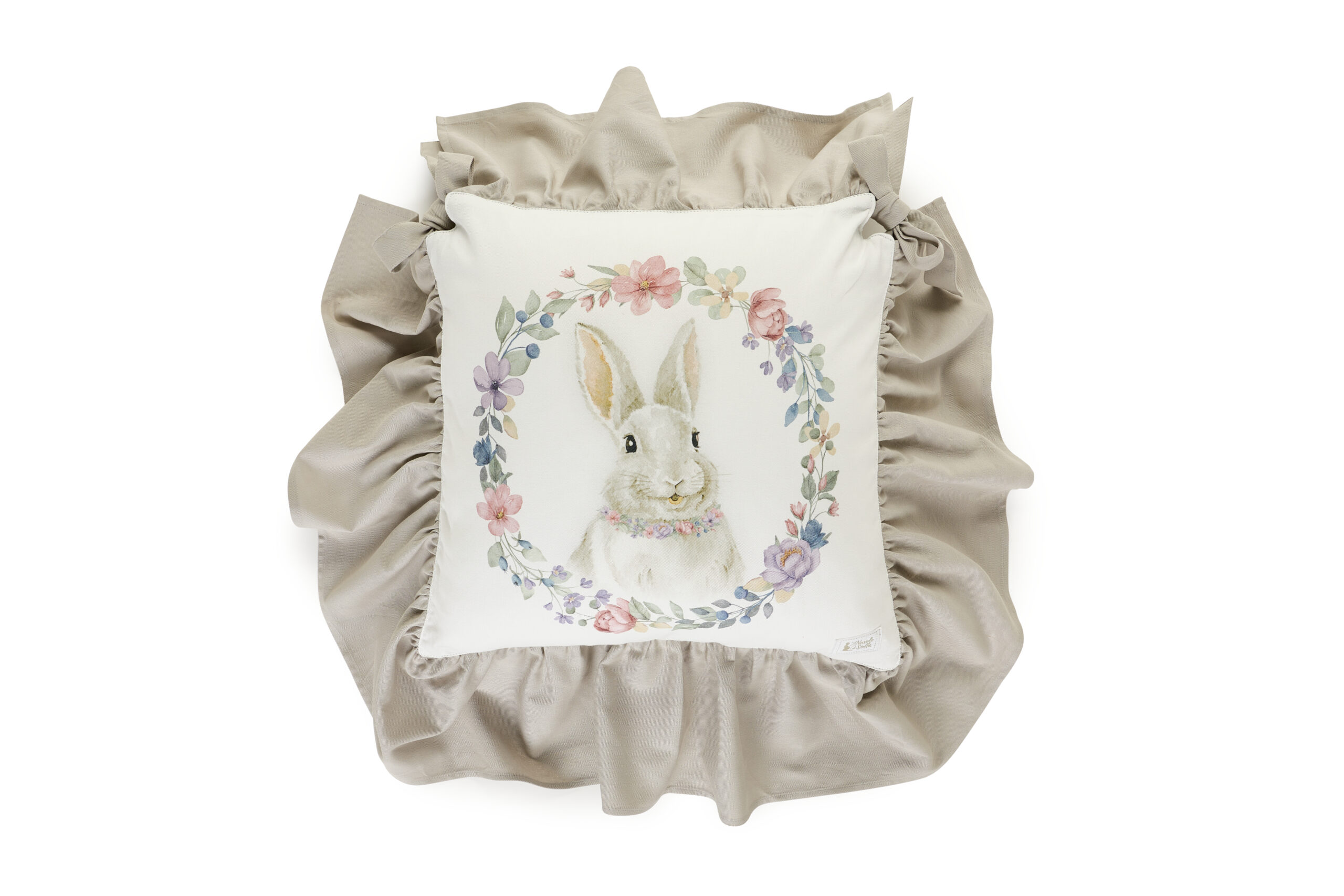 Cuscino sedia bunny con ghirlanda