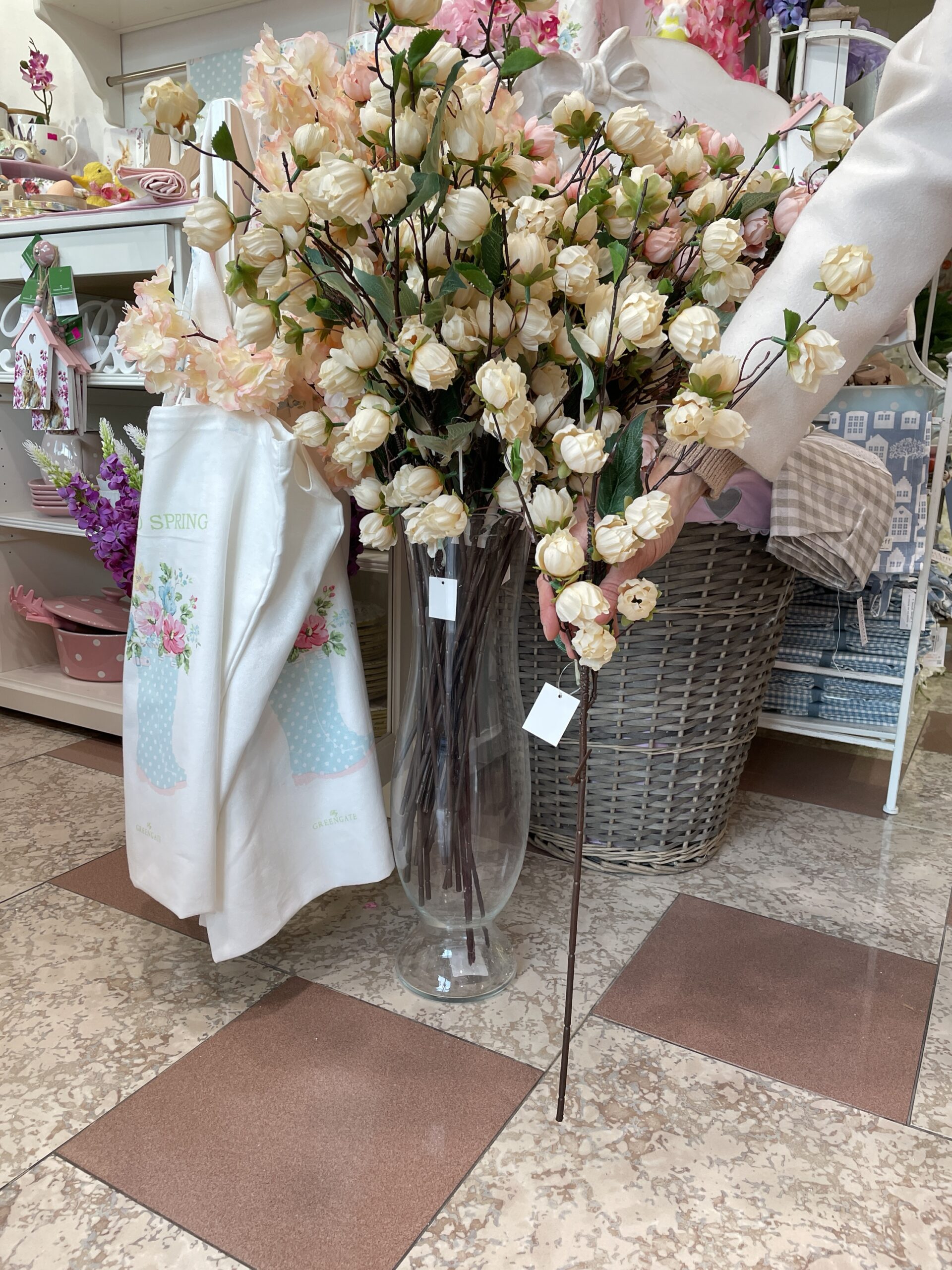 Mazzo camelia bianco