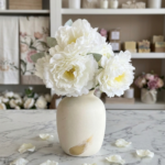 Mazzo peonie avorio